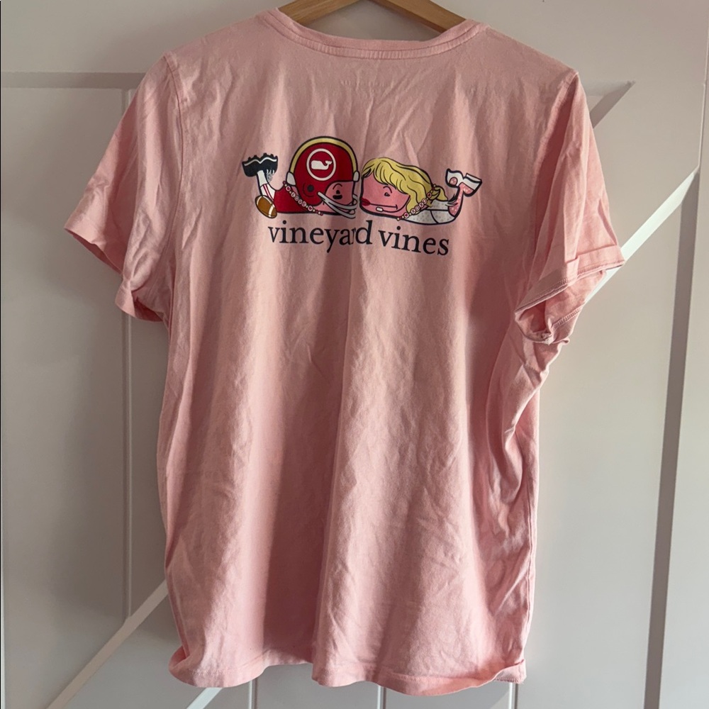Vineyard Vines Travis Kelce and Taylor Swift Tee with Graphic Logo